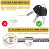 Tevlaphee Universal Steering Wheel Brake Lock Anti-Theft Retractable Double H...
