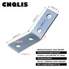 CNQLIS 1-5/8" Strut Channel Angle Bracket Strut Fitting with 4