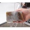 5 Pack Natural Kitchen Sponges, Non-Scratch Scrub Sponge for Dishes,