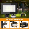 papasbox 100 W LED Spotlight with Motion Sensor Outdoor Light