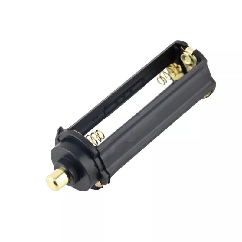 Unbranded/Generic 2x 3-AAA Battery Holder Case Plastic 18650 Spring Flashlight