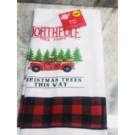 ShipN24Hours. New-“Hot Cocoa Served Here”. Towel Linge: 15 In X 25 In.