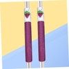 KOMBIUDA Set of 2 Floral Printed Refrigerator Door Handle Covers