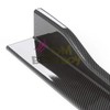 JDMBESTBOY Carbon Fiber Black Universal Car Side Skirt Extension Splitters