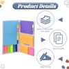 400 Pcs Sticky Notes Set,Multicolor Post It Notes Pack with