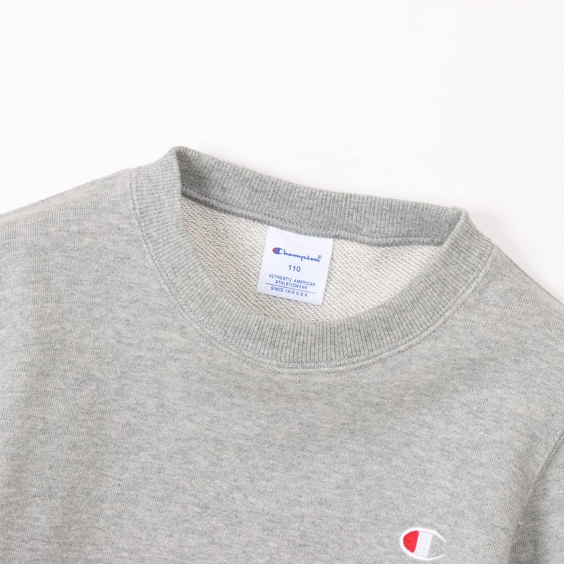 Champion CK-Y001/CK-Y001Z Kids' Sweatshirt, Long Sleeve, Round Neck, 100% Cotton,