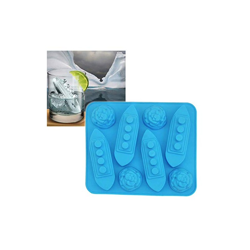 Titanic & Ice-Burg Ship Sailing Ice Cube Bar Novelty Funny