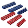 AIUITIO 6-Piece Magnetic Socket Organizer Set, Magnetic Socket Holder Includes
