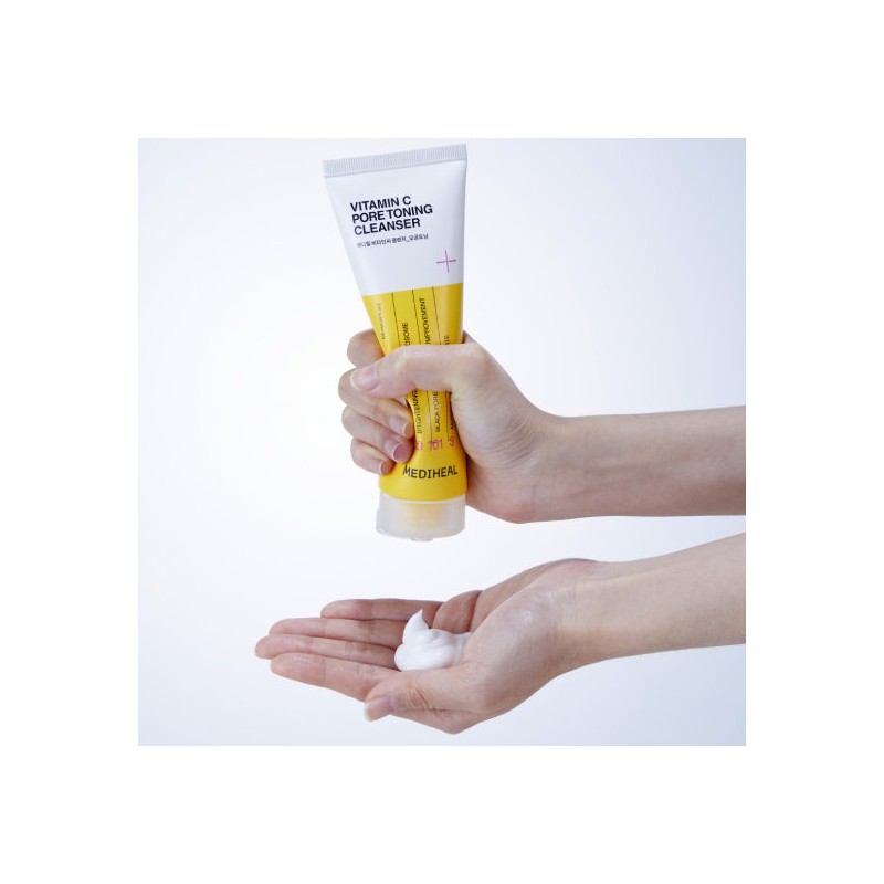 Mediheal (Free Serum Sachet) 1+1 Vitamin C Pore Toning Cleanser