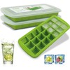 2PC Molde de Silicona para Hielo en 3D Molde,CREATESTAR Moldes