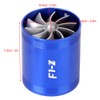Air Intake Turbo Supercharger Dual Fan Gas Fuel Saver F1‑Z