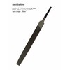 Proops Brothers Engineers File, Flat, 6" 150mm, Smooth (F9601) Free