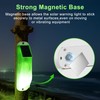 Solar Warning Lights, Magnetic Base Beacon Light 4 Pack, Green