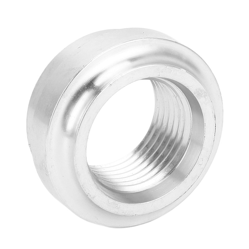 2Pcs FemaleThreaded Joint 8AN Car Liquid Flange Welding Aluminum Threaded