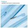 sourcing map Mesh Zipper Bags, A5 Nylon Double Layer Zip