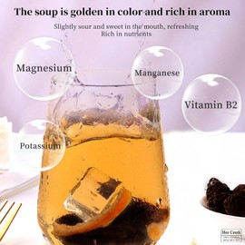 Hee Creek Dried Dark Plum 260g (130g*2)/9oz Dried Fruits Wu Mei Health Snack＆Fruit Tea Sour Plum Soup Chinese Herbal No Preservatives Vegan 烏梅 酸梅汤 乌梅干