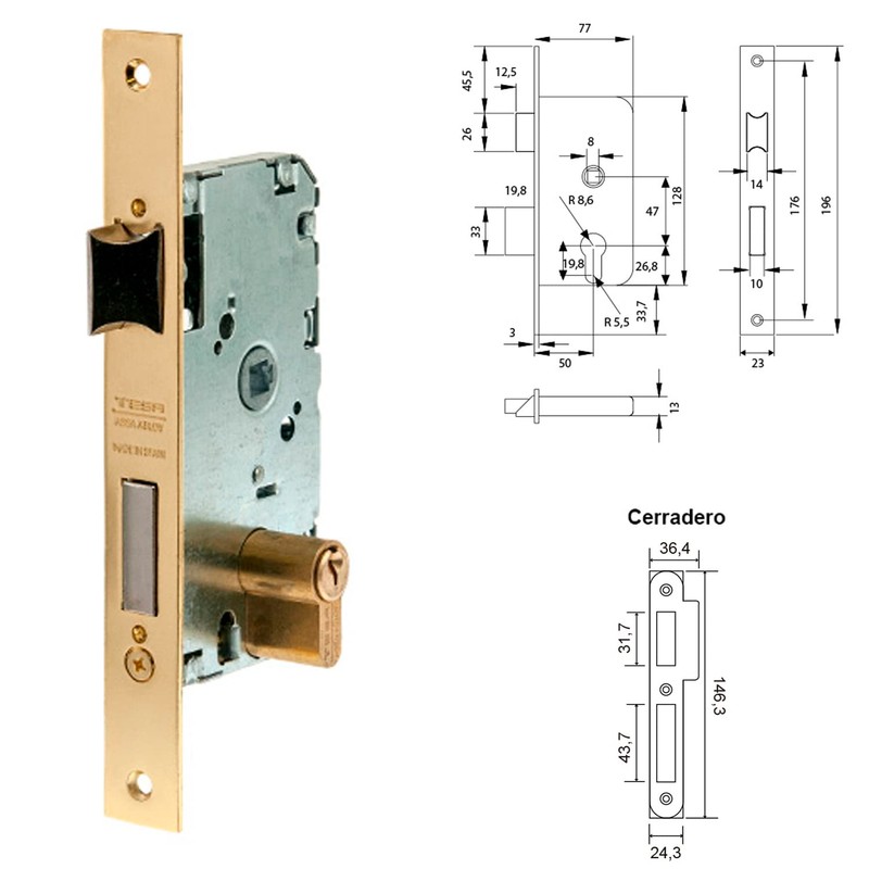 Tesa 2010-p-hl/50 – Lock