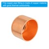 PATIKIL 1 Inch ID Copper Pipe End Cap, Copper Fitting