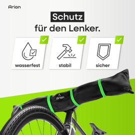 ARION Handlebar Protective Cover E Bike I Rear Carrier Transport Protection I Bicycle Cover I Rain Cover Waterproof for Bicycle Carrier I Ebike Handlebar Protection Protective Cover Handlebar