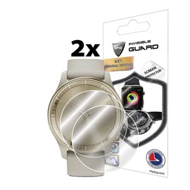 IPG for Garmin vívomove® Trend Smartwatch Hydrogel Screen Protector (2 Units) Invisible HD Clear Film Anti Scratch Guard-Smooth/Self-Healing/Bubble for Trend