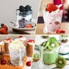 U Chef Set de 50 Tazas de Postre con Tapas,