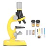 Kids Microscope Kit LED 1200X Microscope with Specimen Slides Science