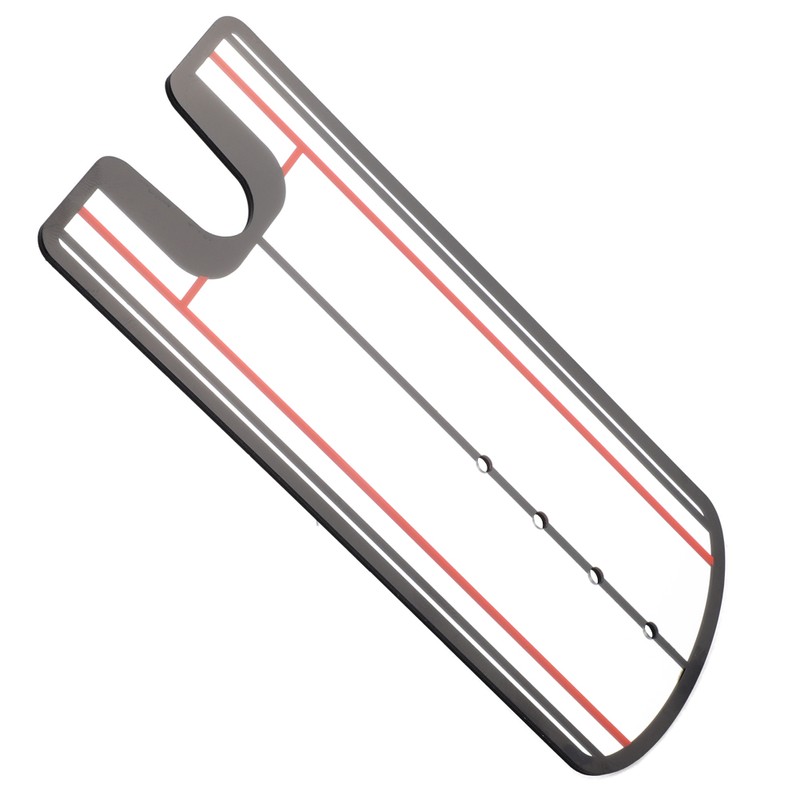 Golf Putting Training Aid Alignment Mirror Rail Practice Putting Corrector