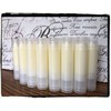 20 CHERRY Flavored Lip Balms in Clear Tubes - Handmade