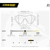 CRESSI Visor F1 Frameless para Snorkeling