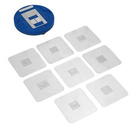 Phone Tin Planting Set Magnetic Accurate Positioning Tin Mesh Solder Template BGA Reballing Stencil for Mobile Phone for IOS Phone 8 Pieces