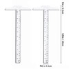 2Pcs Double Sided T Square Ruler Durable Precise T Square