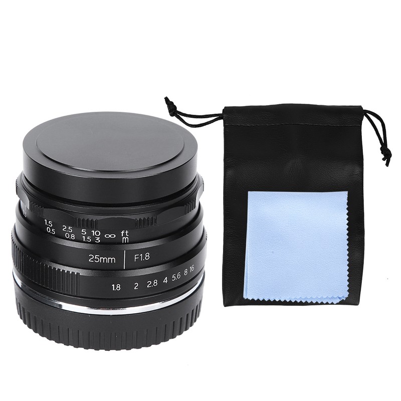 NEWYI 25mm F1.8 M4/3 Mount Large Aperture Small Wideangle Portrait