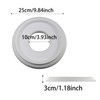 bociloy 2Pcs 10" OD x 4" ID Molded PU Ceiling