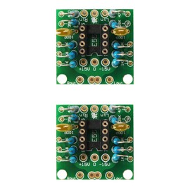 Ximimark 2Pcs Dual OP Amp Preamp DC Amplification Board PCB for NE5532 OPA2134 OPA2604 AD826