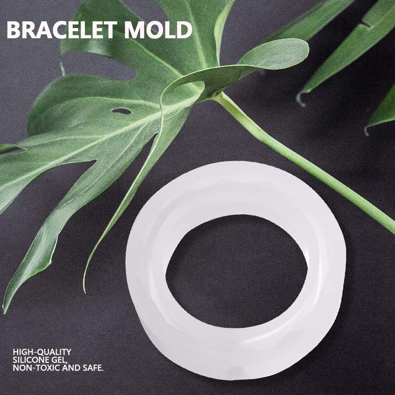 QANYEGN Bracelet Resin Mold, Circular Resin Mold, Jewelry Mold for