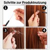 Debbery 6Pcs Hair Extension Loop Threader, Nano Beads Fine Metal