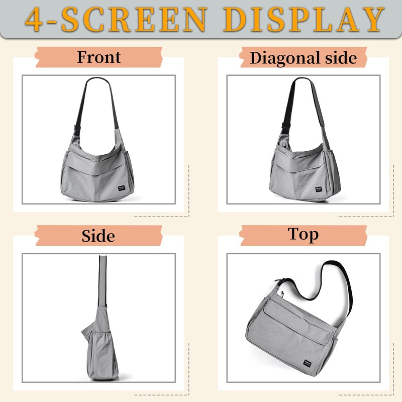 FSD.WG Men Messenger Bag Laptop Bag Shoulder Bag Large Capacity