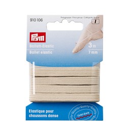 Prym - Elastico per danza classica Prym Beige (7 mm, 3 m) - 1 Unità