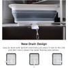 THANSTAR Collapsible Dish Drying Rack for RV Kitchen, Foldable Drainer