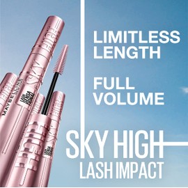 Maybelline New York Maybelline Lash Sensational Waterproof Sky high Mascara, Very Black