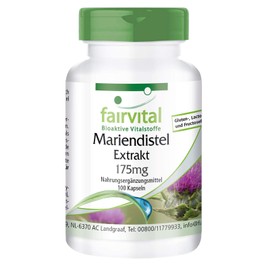 Standardized Milk Thistle Extract, Natural, Vegan, 80% Silymarin (420mg, 100 Capsules, Detox, Supports the Liver