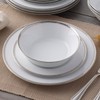 Noritake Whiteridge Platinum 12-Piece Set, Service for 4 in White