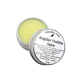 calendula crow Angular Cheilitis Salve .5 oz Tin - CHEILITIS LIP BALM