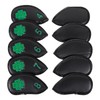 Leather Golf Club Iron Head Covers | 10 Piece Set