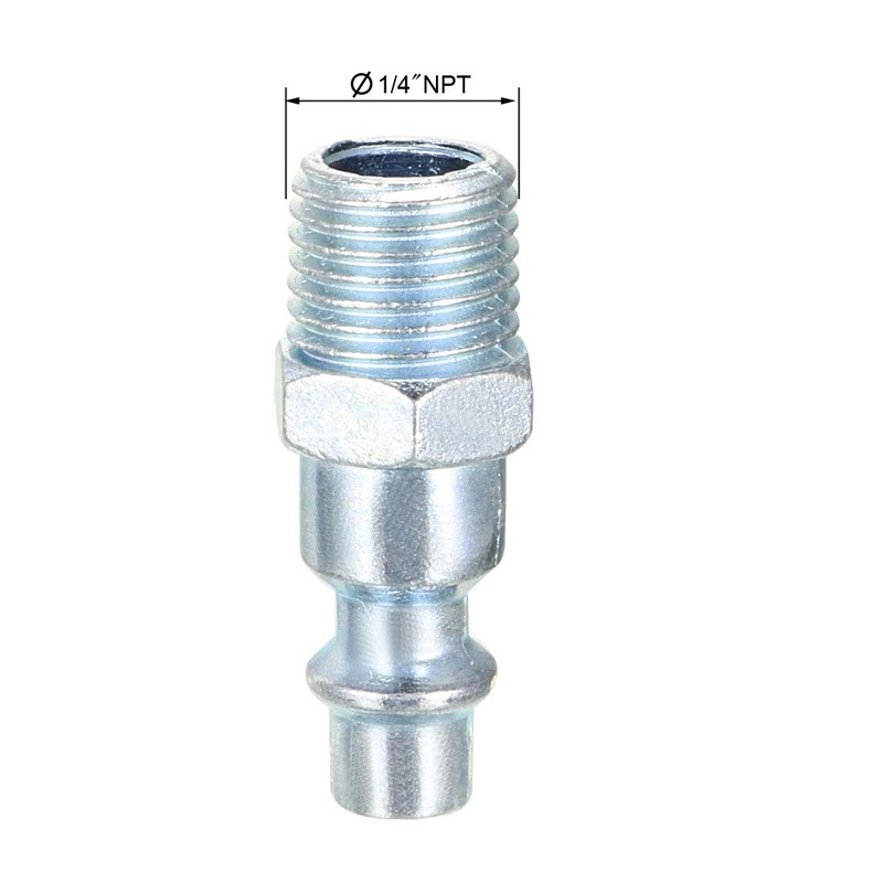 sourcing map High-Flow Plug, Quick Coupler Plug Air Hose Fitting
