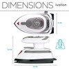 Ivation Travel Steam Iron | Mini Dual Voltage Dry Iron