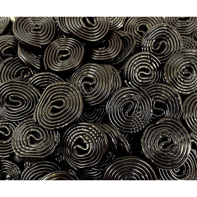 Bayside Candy Broadway Licorice Wheels - Pin Wheels - Strawberry