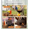 SPEED FORCE Firewood Kindling Log Wood Splitter – No Axe!