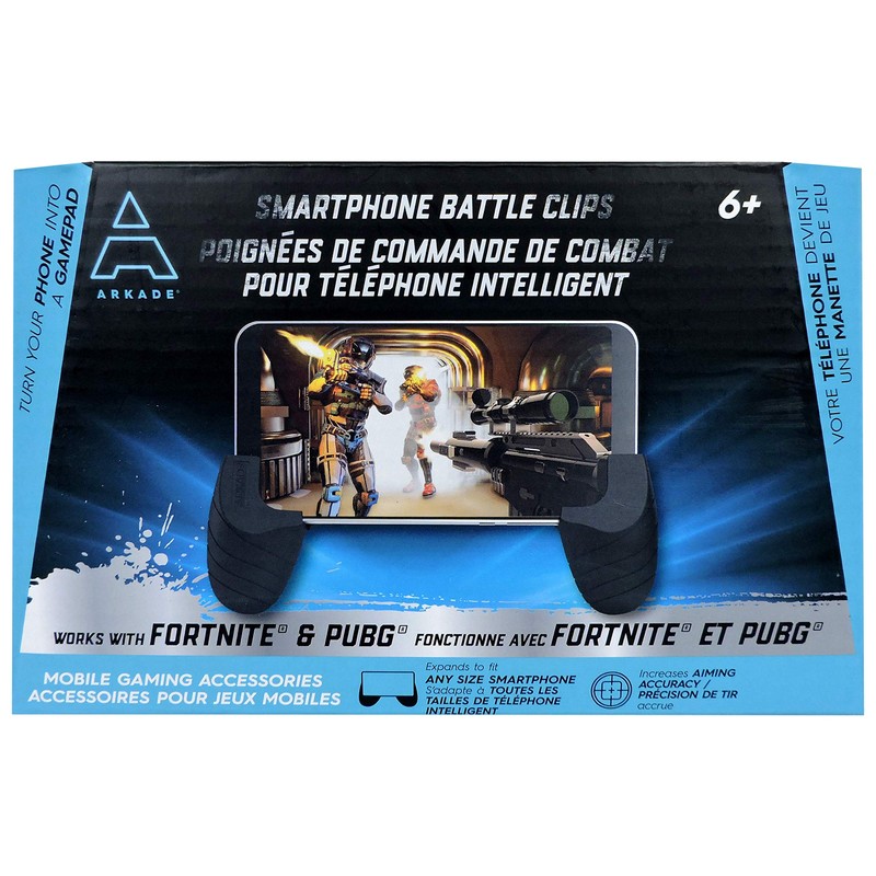 ARKADE Smartphone Battle Clips - Mobile Gaming Accessories Black