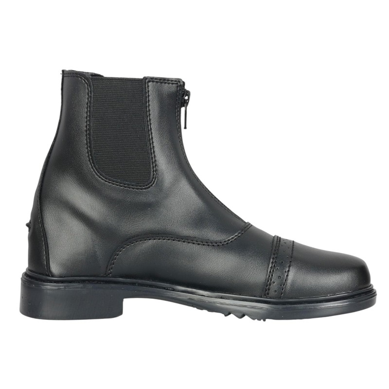TuffRider Ladies Perfect Front Zip Paddock Boots - Black -